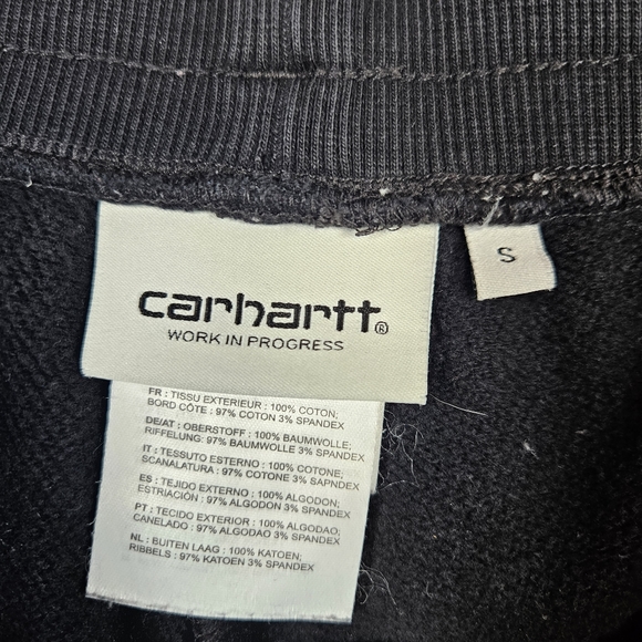 Carhartt WIP Women's Black Sweatpants - Picture 5 of 7
